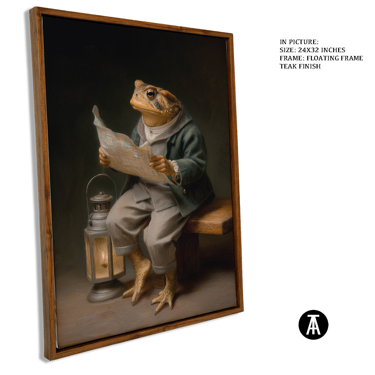 Artwork in Floating Frame