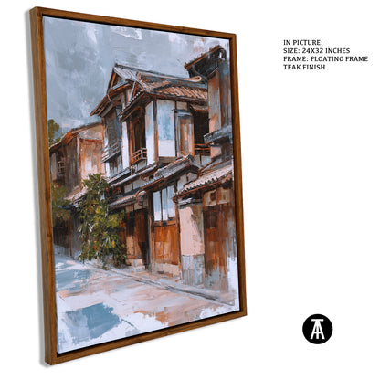 Sample Artwork in Floating Frame