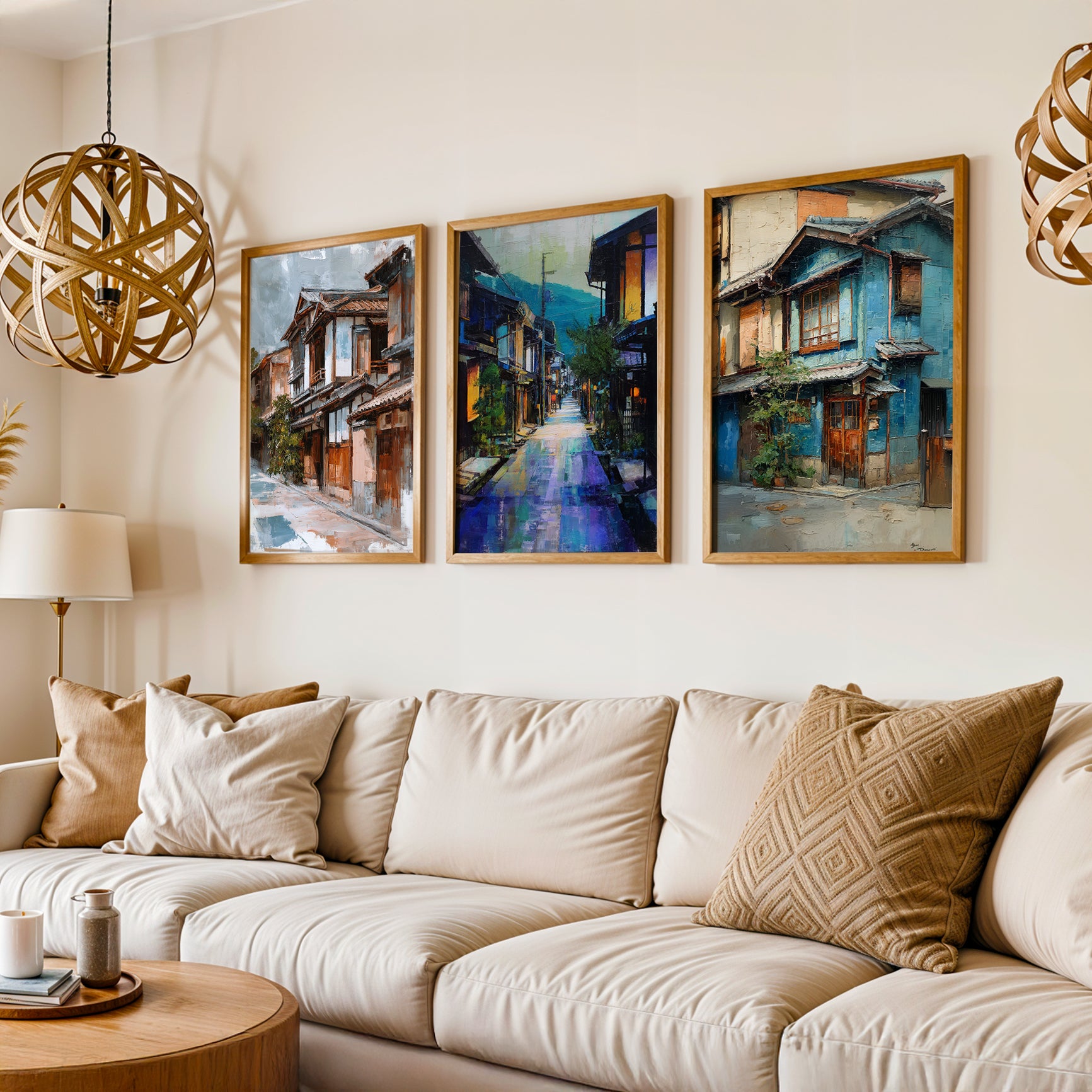 Gallery Wall Set in Lifestyle Setting