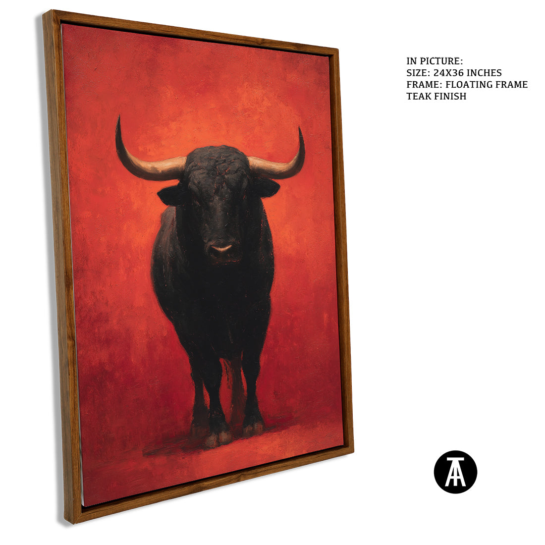 Sample Artwork in Floating Frame