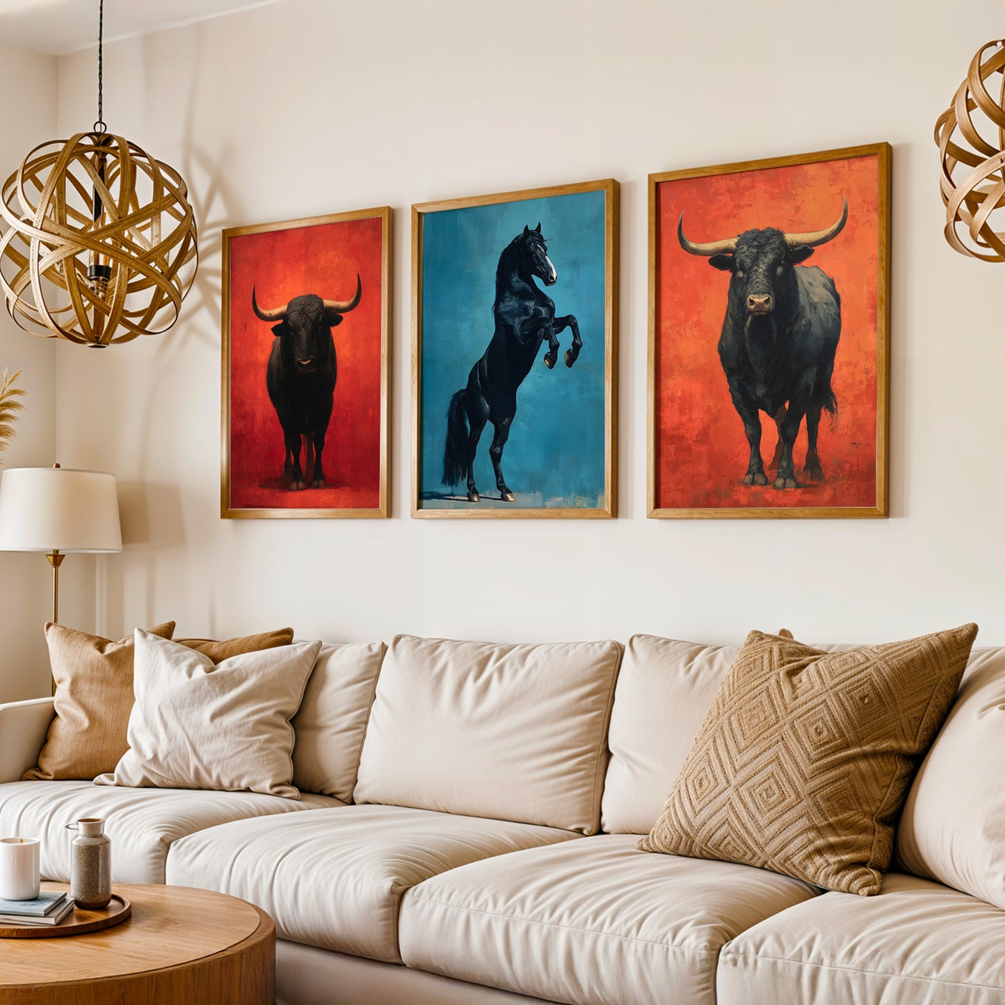 Gallery Wall Set in Lifestyle Setting