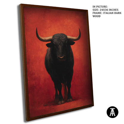 Sample Artwork in Italian Wood Framing Dark