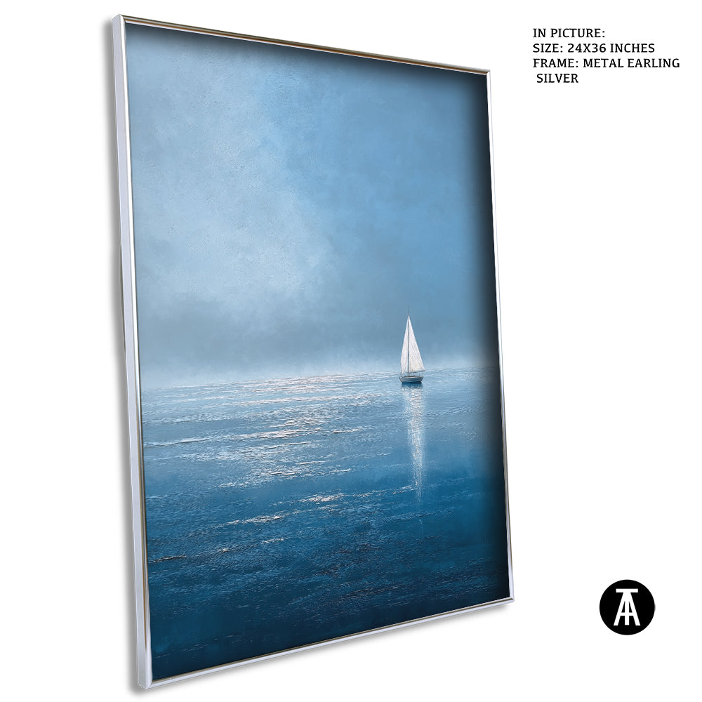 Artwork in Metal Earling Silver Frame