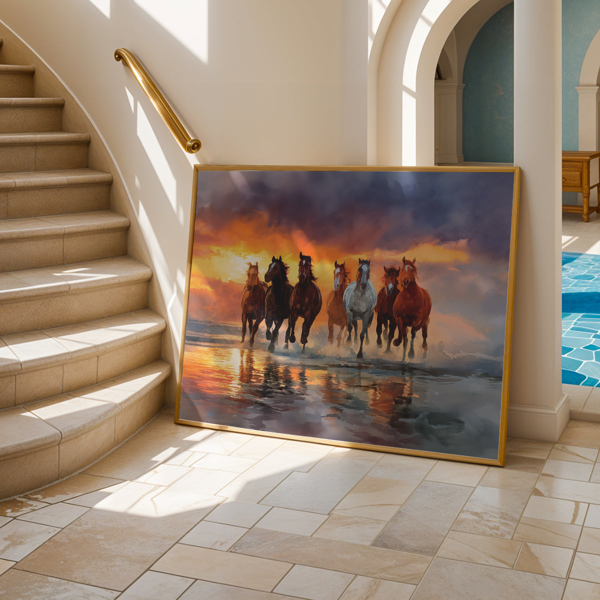 Vaastu Painting in a Lifestyle Setting