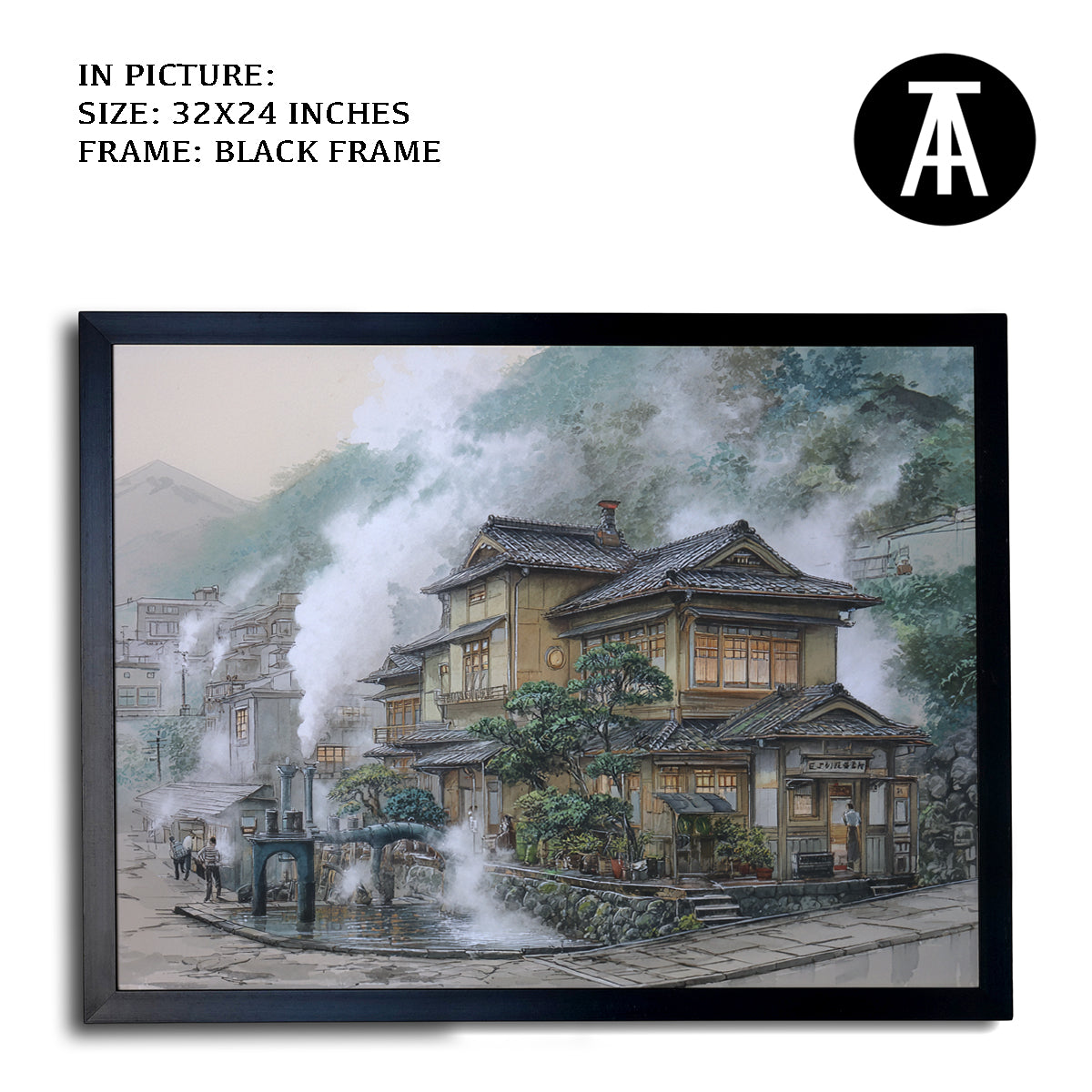 Artwork in Metal Earling Silver Frame