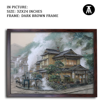 Artwork in Metal Champagne Gold Frame