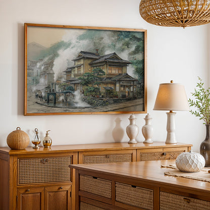 Japanese Painting in a Lifestyle Setting