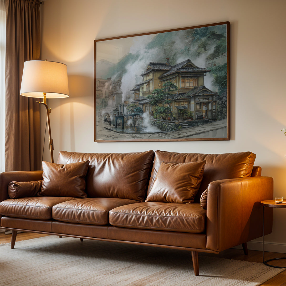 Japanese Artwork in a Lifestyle Setting
