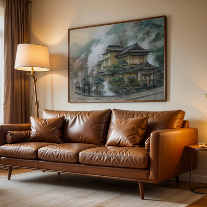 Japanese Artwork in a Lifestyle Setting