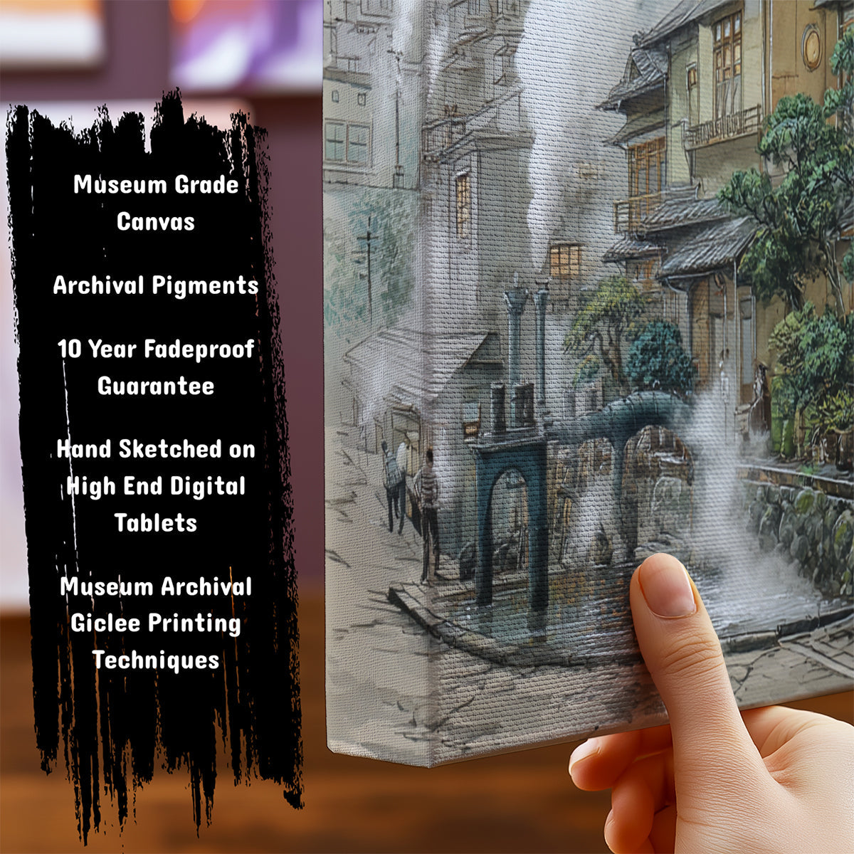 Information about Japanese Canvas Art Print