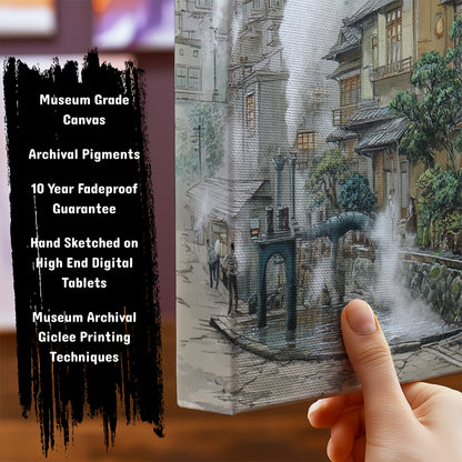 Information about Japanese Canvas Art Print