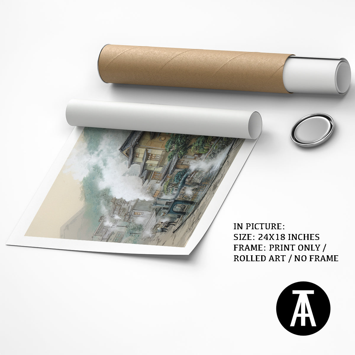 Artwork as Print Only or Rolled Art