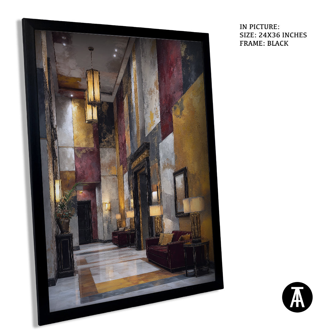 Artwork in Black Frame