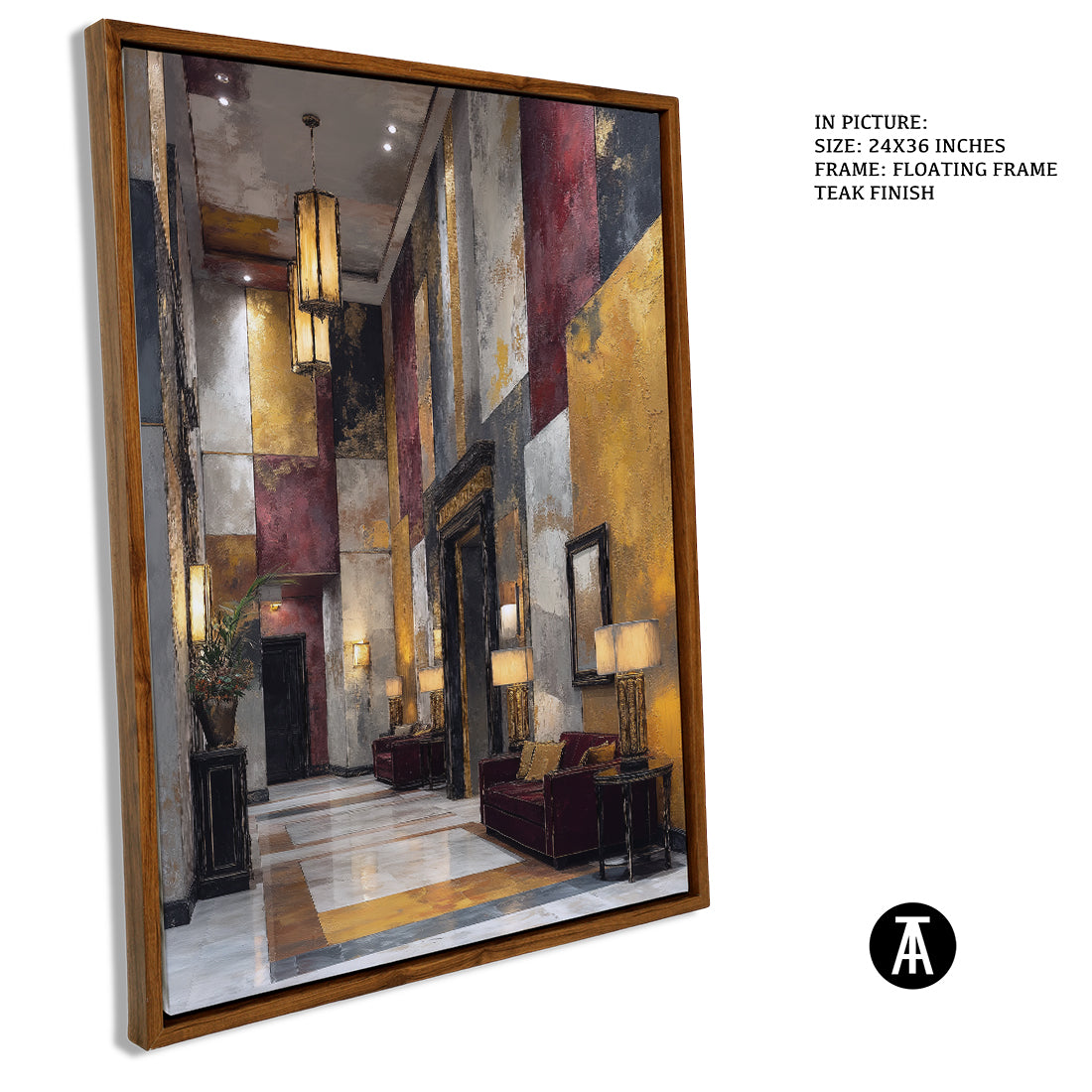 Artwork in Floating Frame