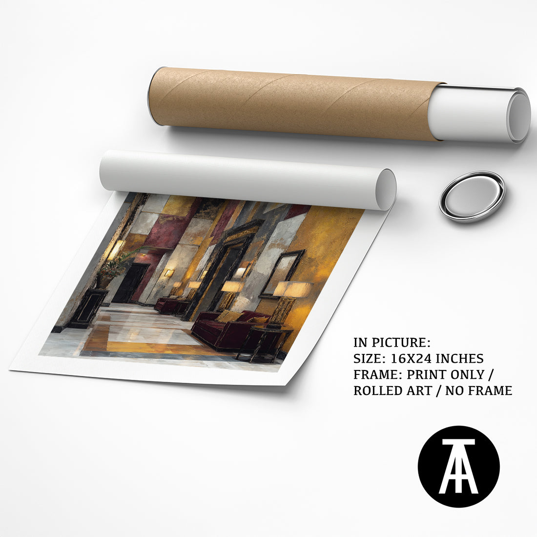 Artwork as Print Only / Rolled Art