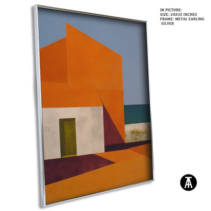 Artwork in Metal Earling Silver Frame