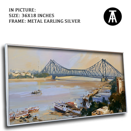 Artwork in Metal Earling Silver Frame