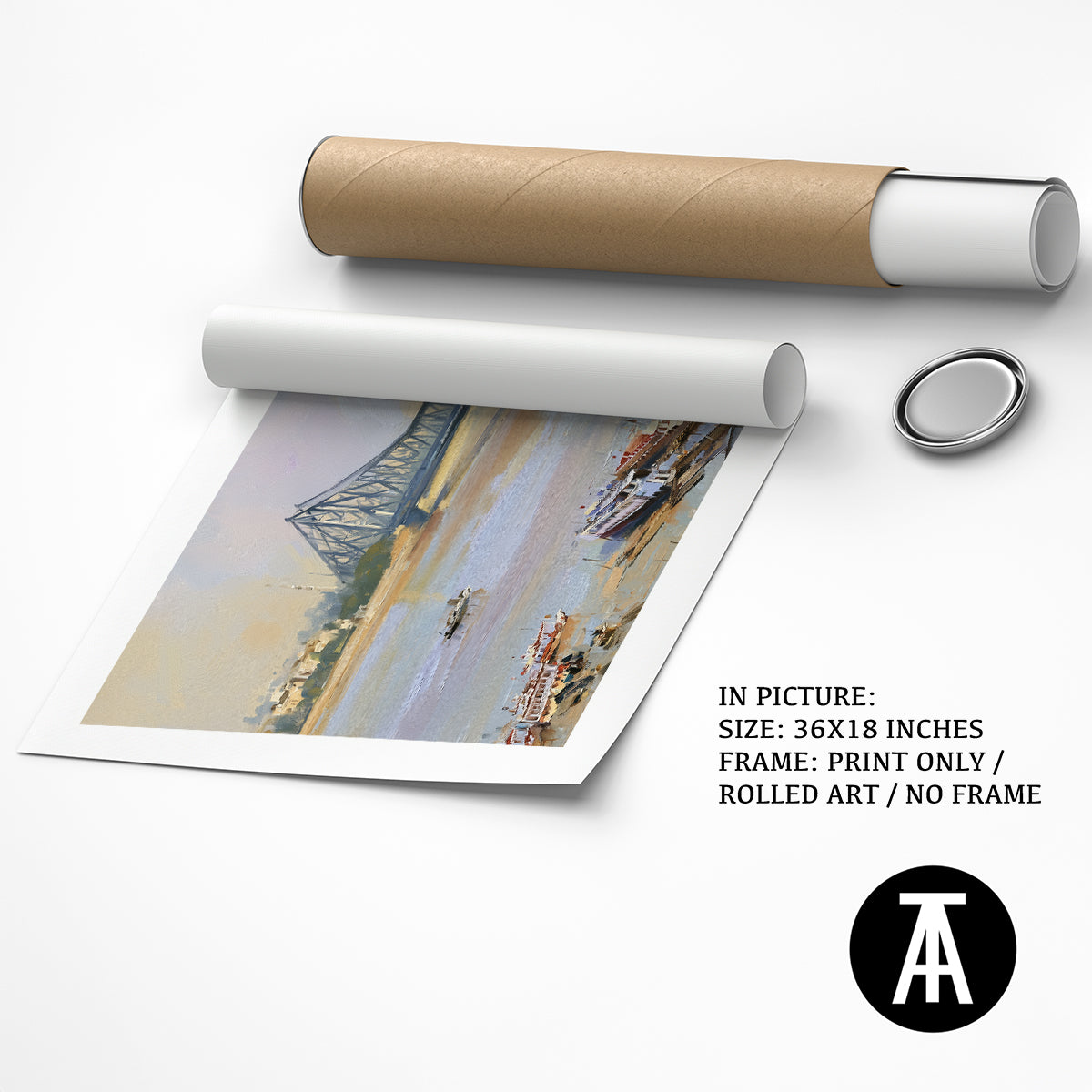 Artwork as Print Only or Rolled Art