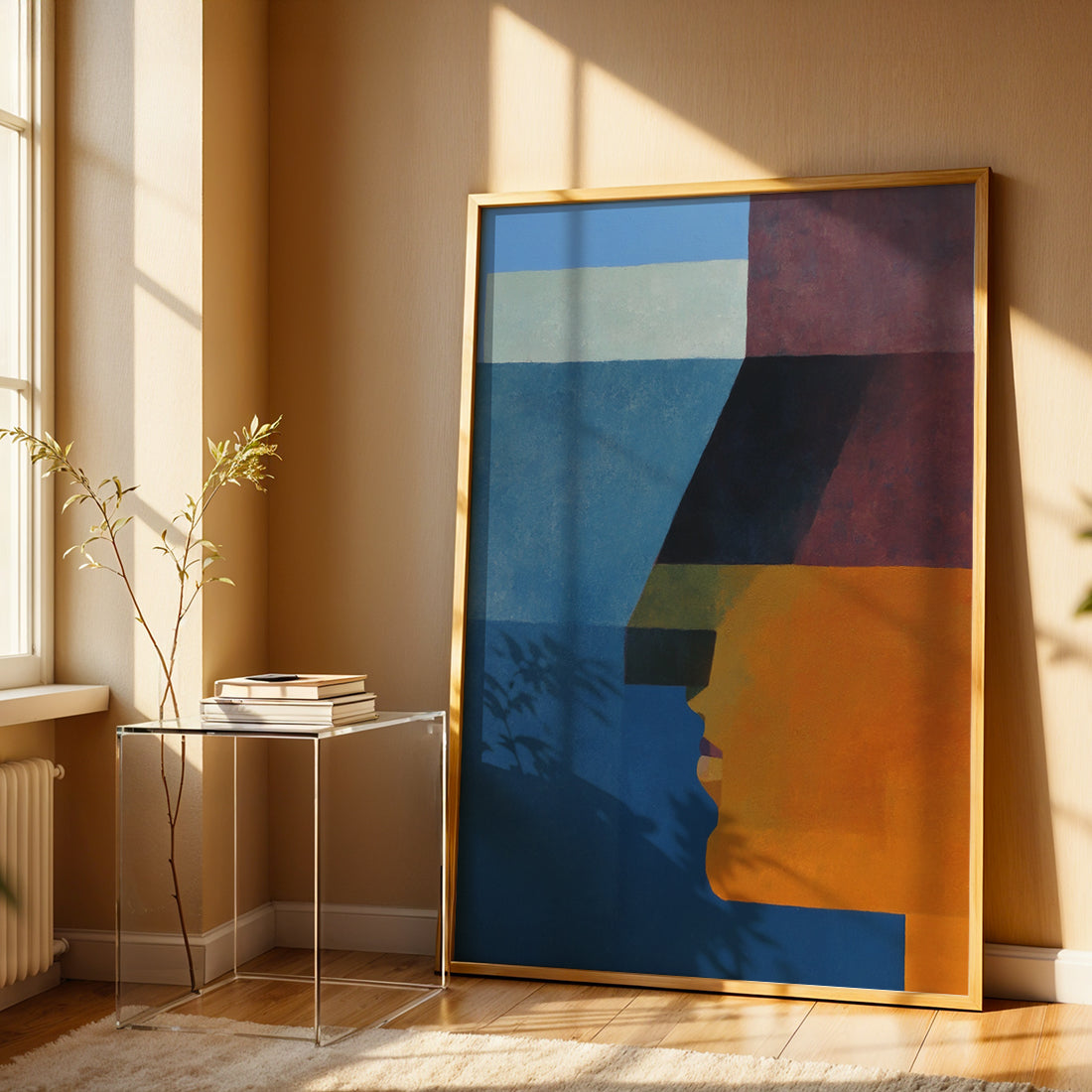 Human Profile by Shapes of Luxor | Abstract Art – TravelArty