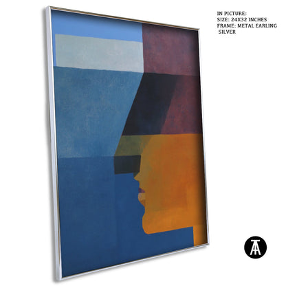 Artwork in Metal Earling Silver Frame