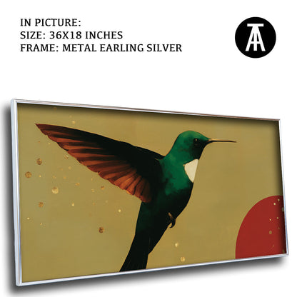 Artwork in Metal Earling Silver Frame