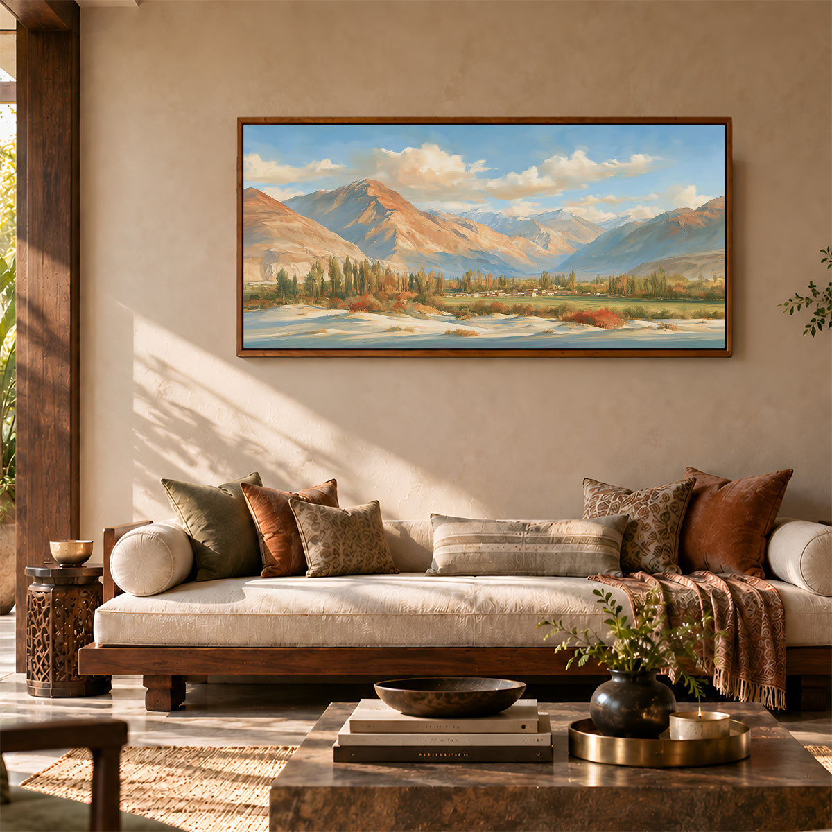 Indian Artwork in a Lifestyle Setting