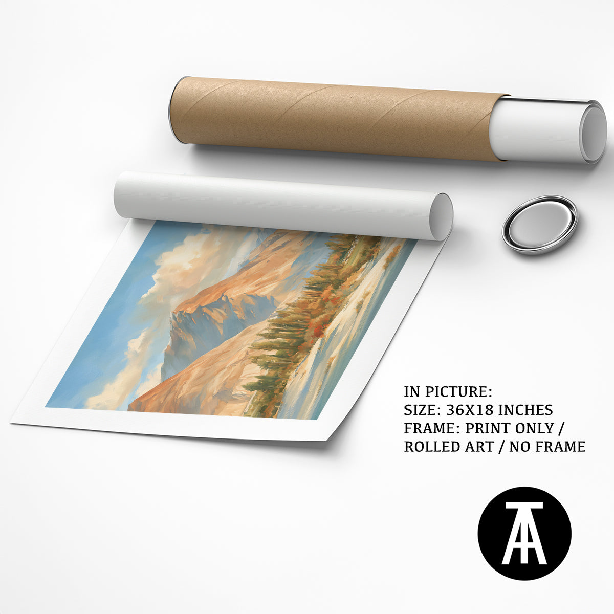 Artwork as Print Only or Rolled Art