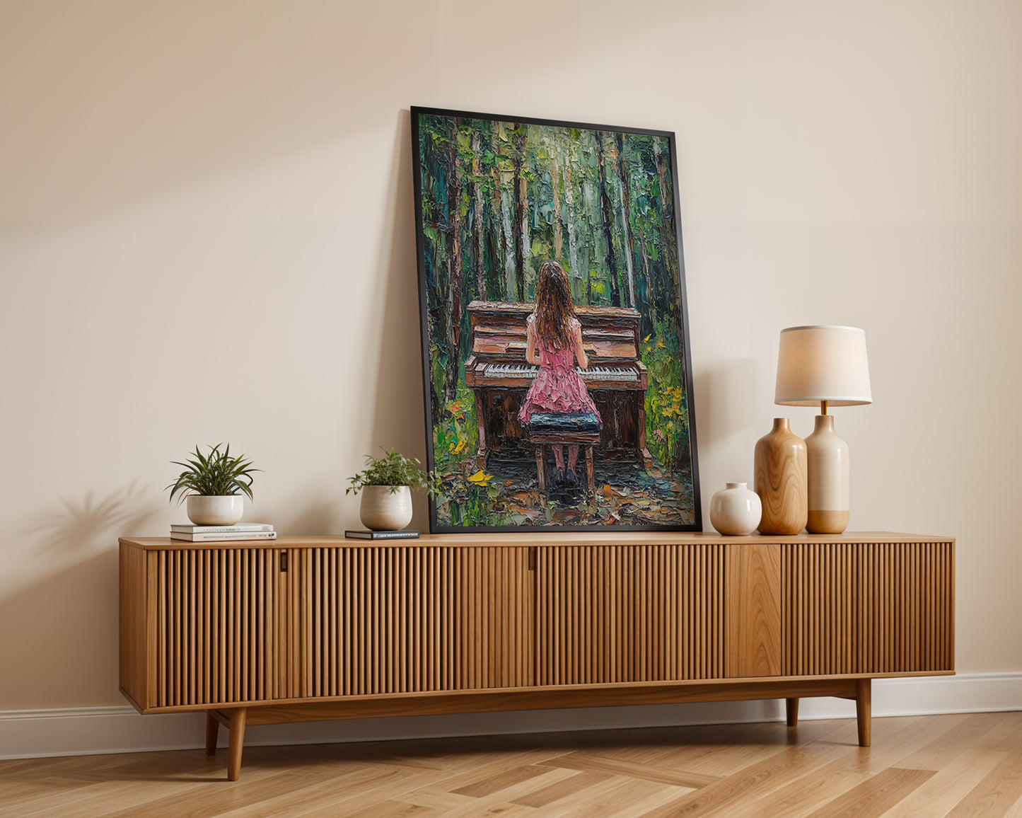 Girl Playing Piano - Limited Edition