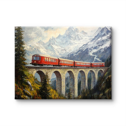 Bernina Express On The Bridge By Alpine Dreams