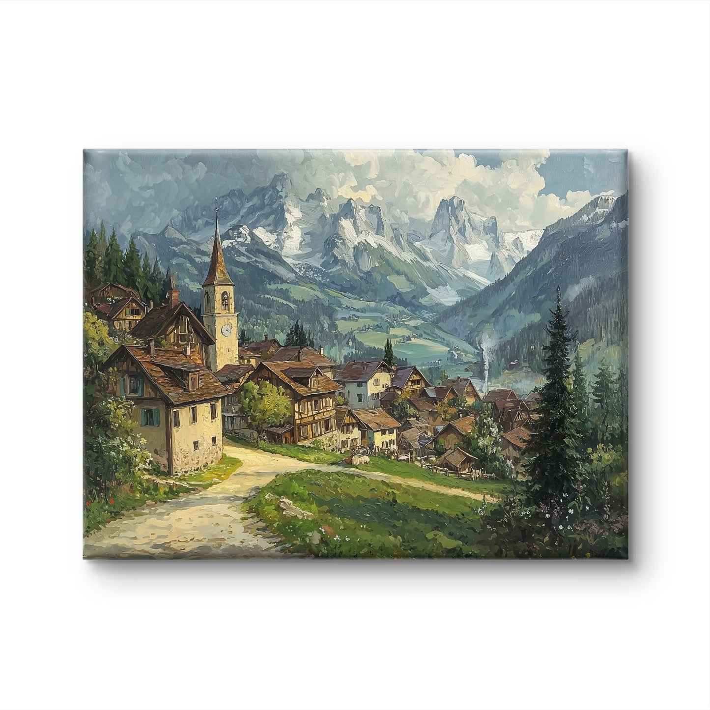 The Town Of Maienfeld By Alpine Dreams