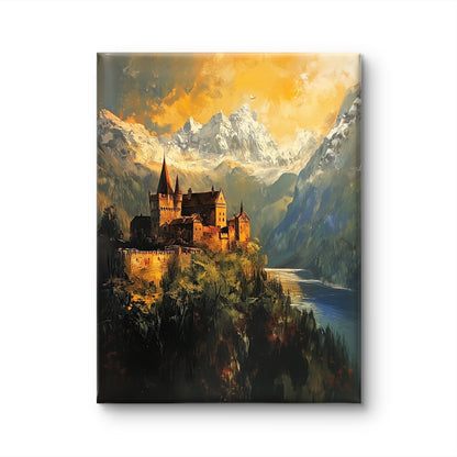 Castle Along The Rhine By Alpine Dreams