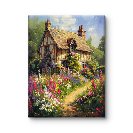 Garden behind the Cottage by Fleurs de la Terre