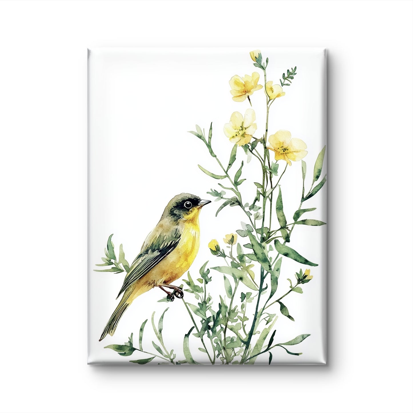 Yellow Florals, Yellow Bird by Fleurs de la Terre