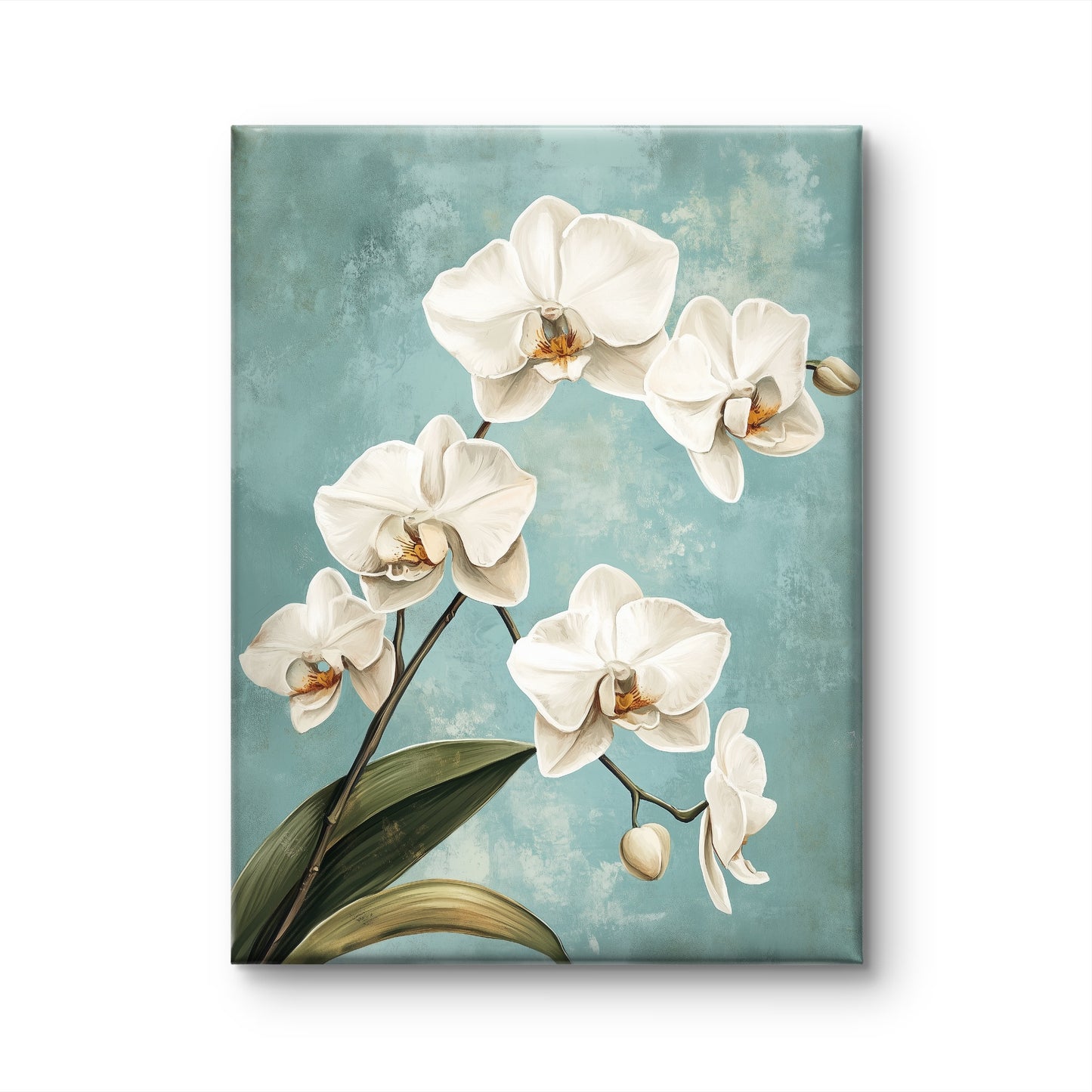 Vintage White Orchids by Fleurs de la Terre