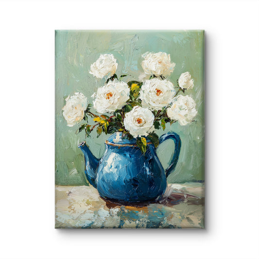 The Blue Kettle by Fleurs de la Terre