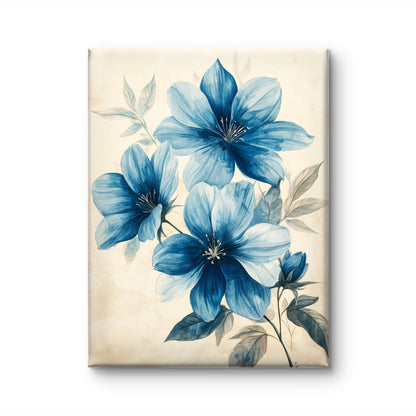 Blue Flowers by Fleurs de la Terre