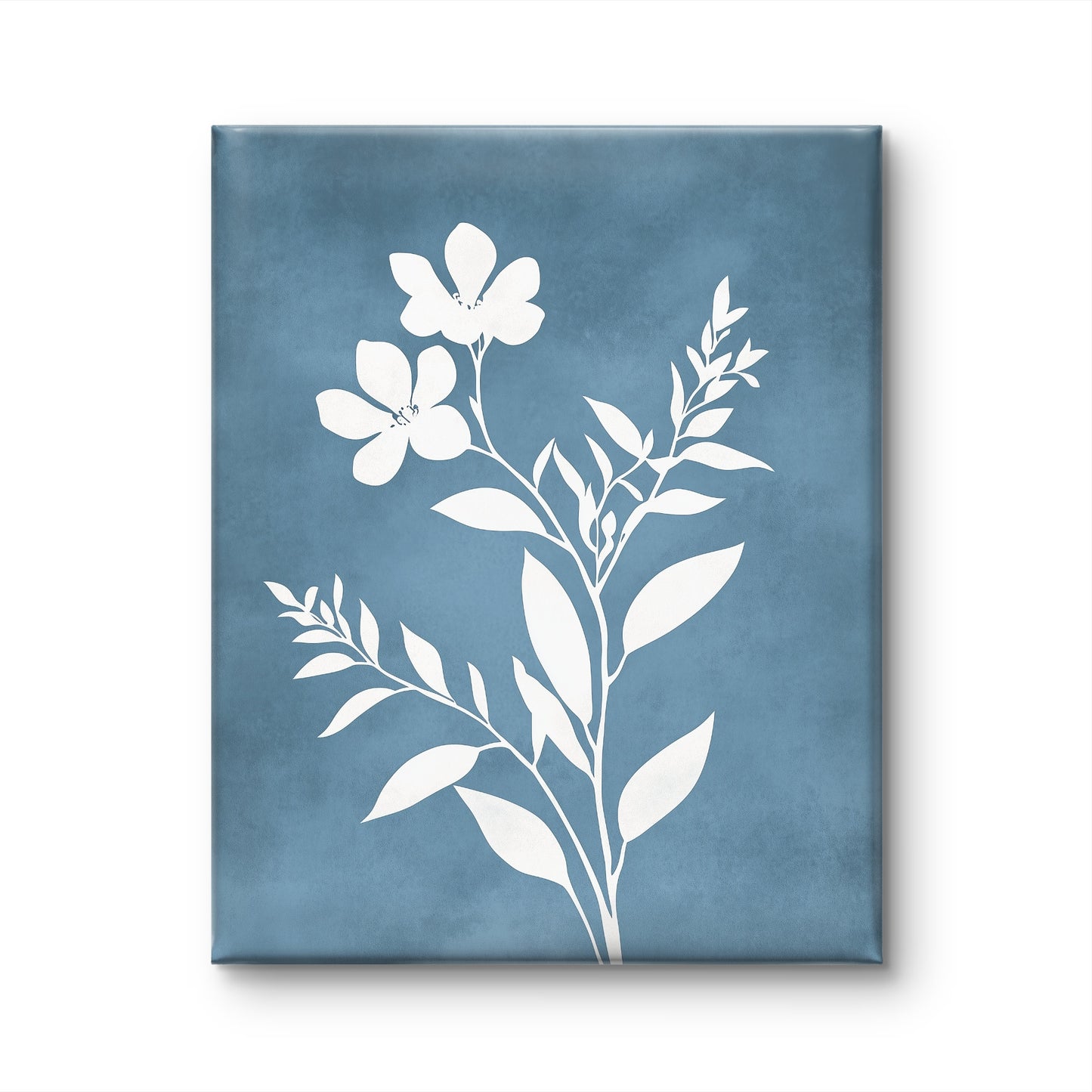 White Floral Silhouette by Fleurs de la Terre (Gallery Wall Set)