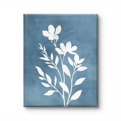 White Floral Silhouette by Fleurs de la Terre (Gallery Wall Set)