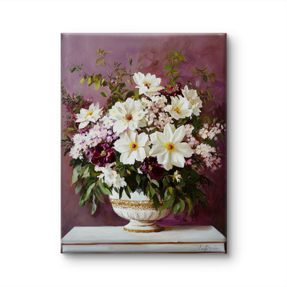 White and Plum by Fleurs de la Terre