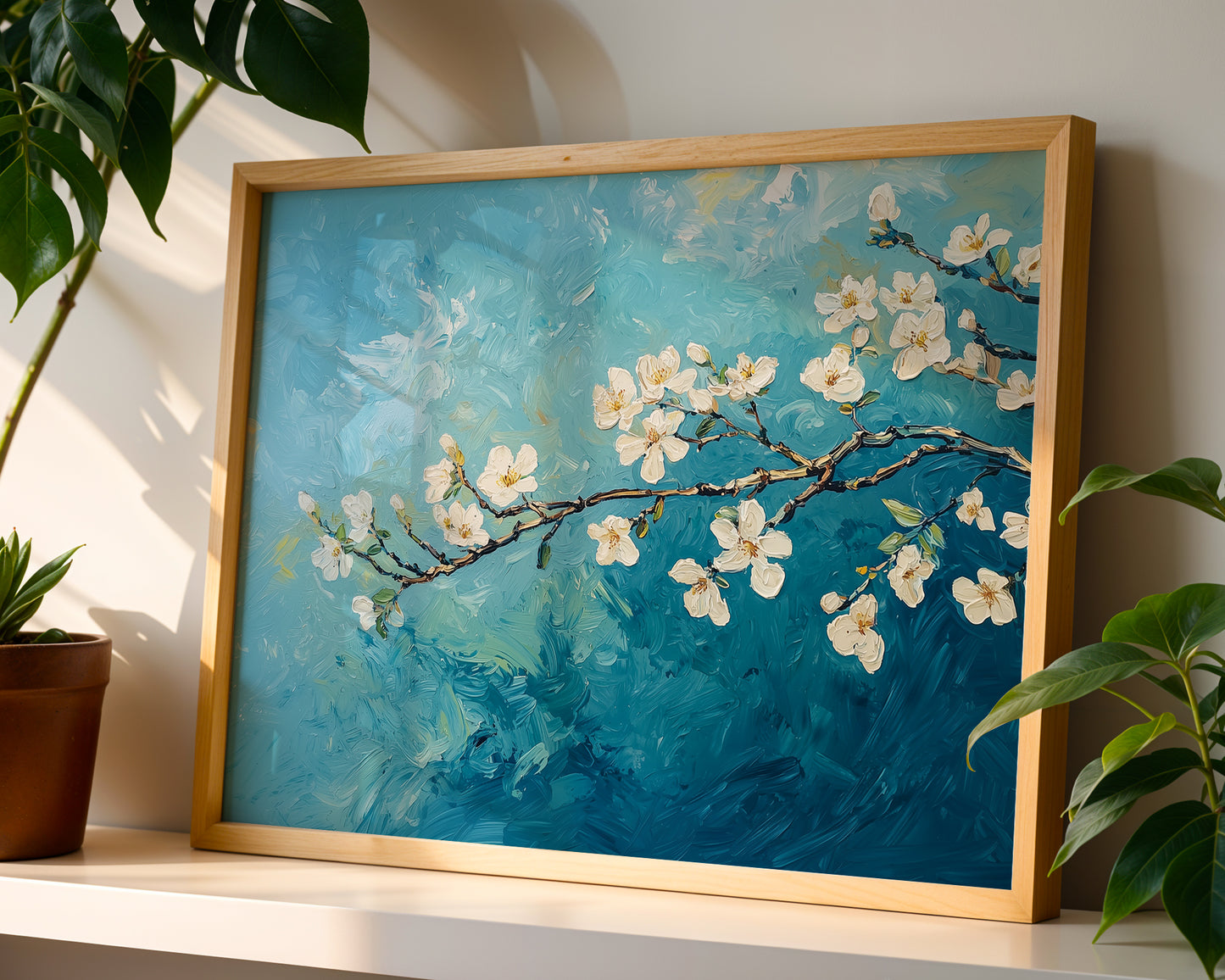 Almond Blossoms and the Skies by Fleurs de la Terre