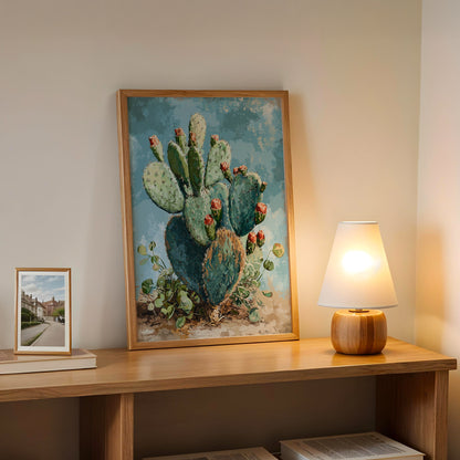 Blooming Cactus by Fleurs de la Terre