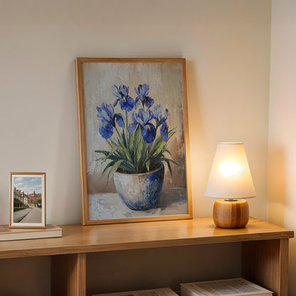 Blue Iris by Fleurs de la Terre