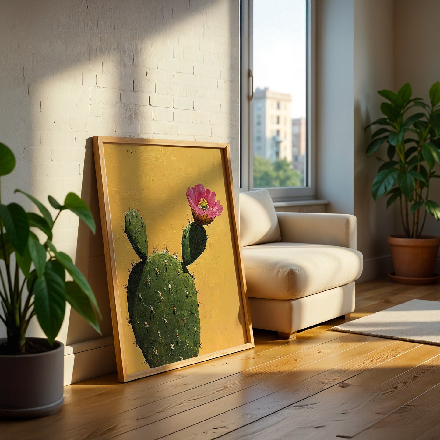 Flower on the Cactus by Fleurs de la Terre