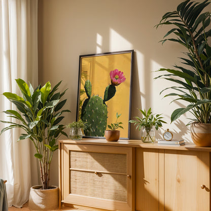 Flower on the Cactus by Fleurs de la Terre