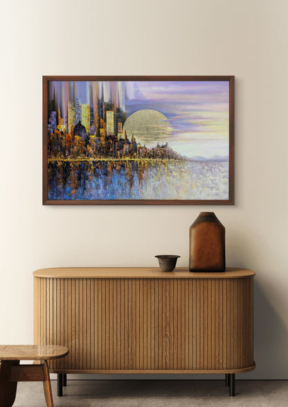 City Of Rising Sun by Pham Van Hoan (Canvas Painting -120X80 cm)