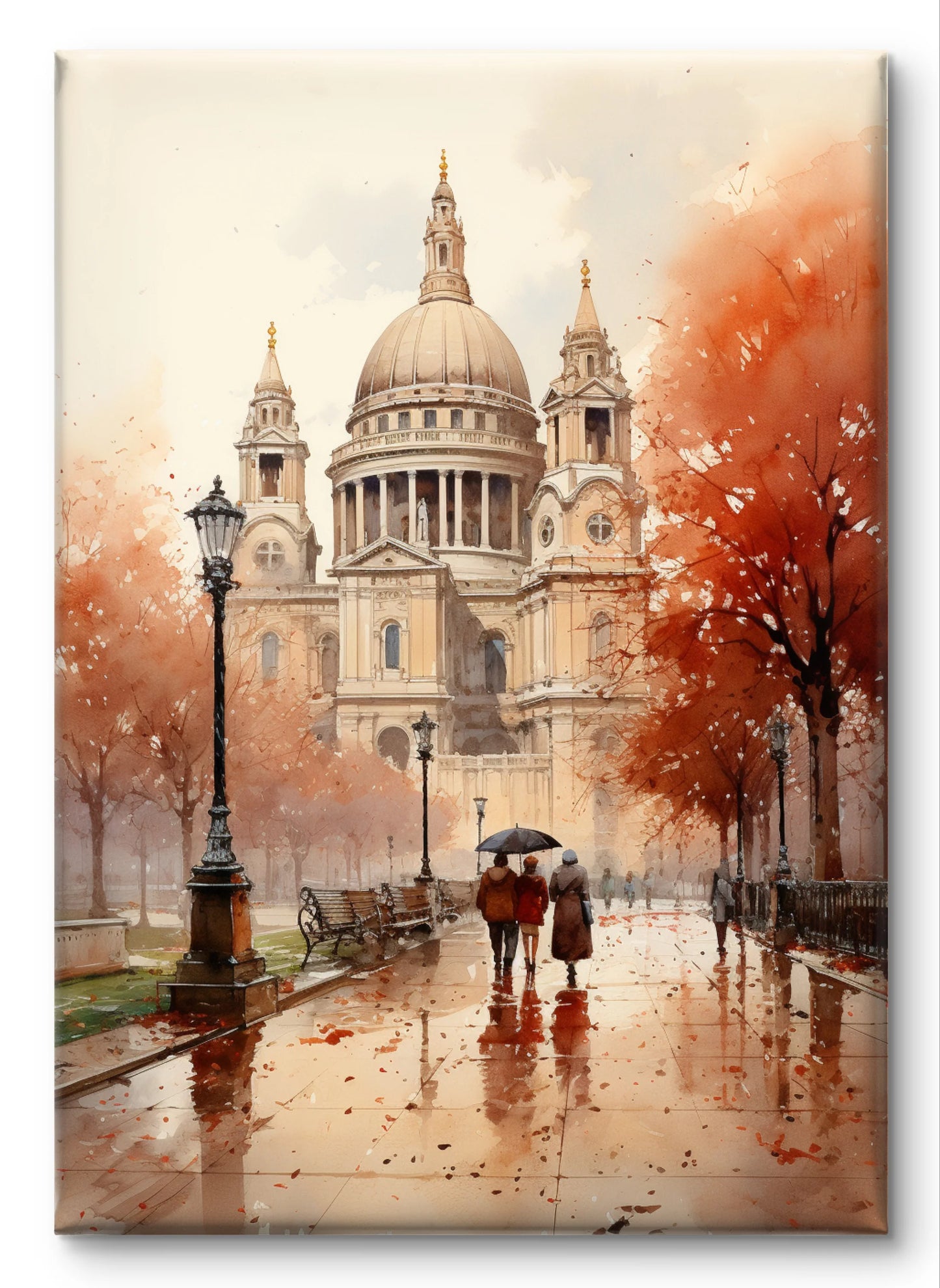 Spring in London (Framed Art Collection - 14X18 inches each)