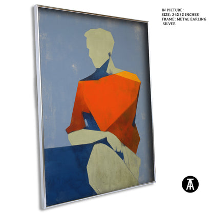 Artwork in Metal Earling Silver Frame