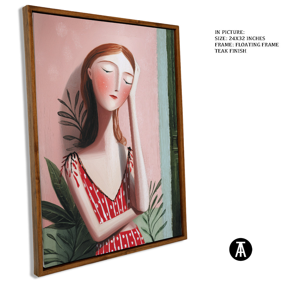 Artwork in Floating Frame