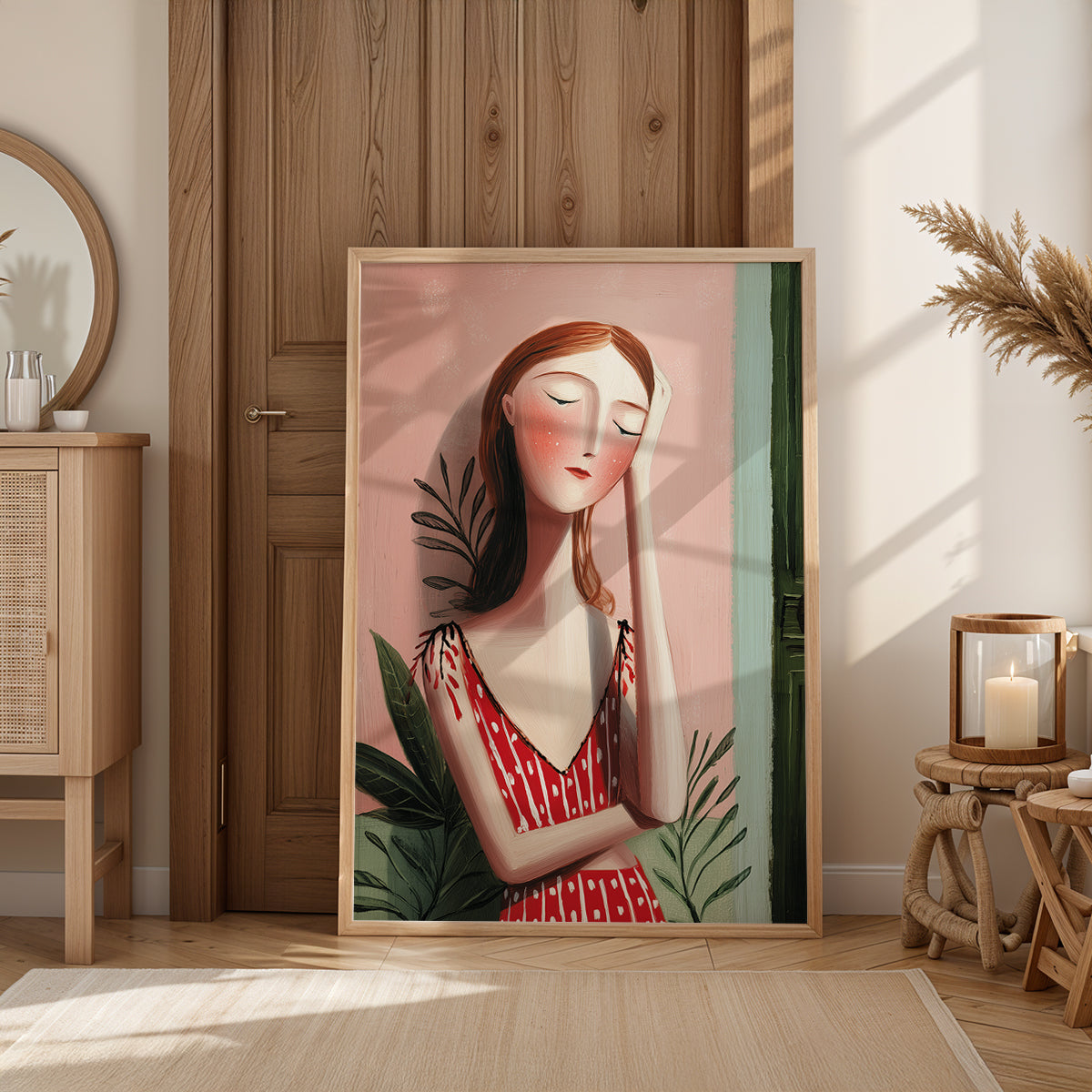 Painting in a Lifestyle Setting