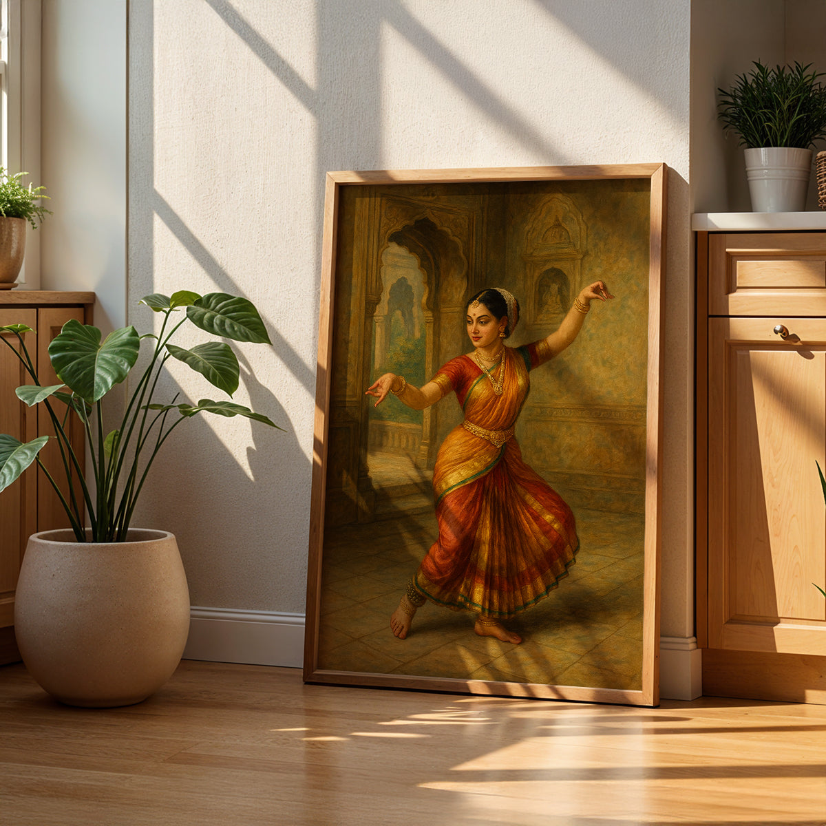 Heritage Indian Painting in a Lifestyle Setting